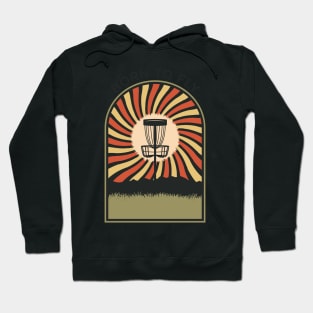 Born To Fly | Disc Golf Vintage Retro Arch Mountains Hoodie